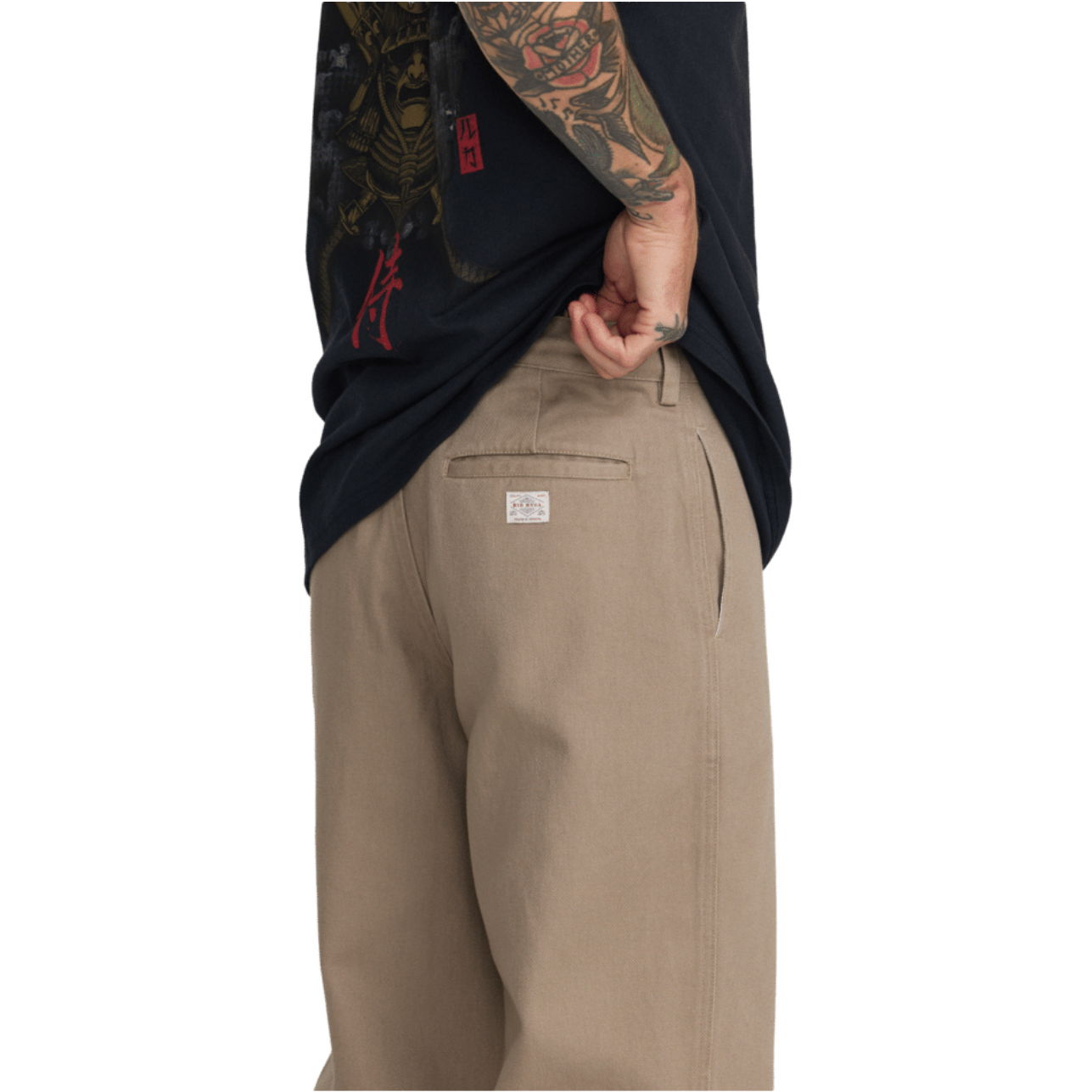 2026 RVCA Mens Big RVCA Chino Pant 23A113606 - Dark Khaki